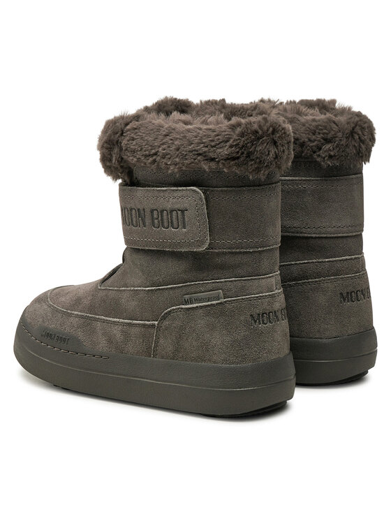 Moon Boot Moon Boot Śniegowce Junior Park Dtrap Boot Suede 80D3440040 Szary