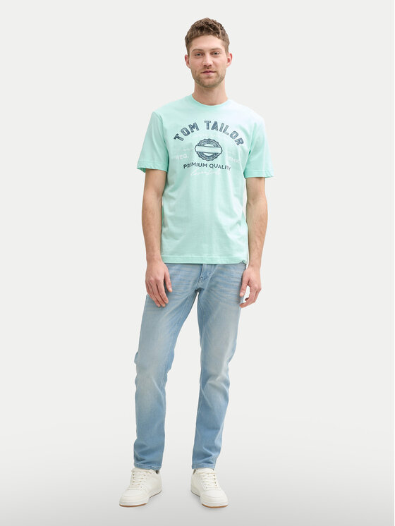 Tom Tailor Tom Tailor T-krekls 1037735 Zaļš Regular Fit