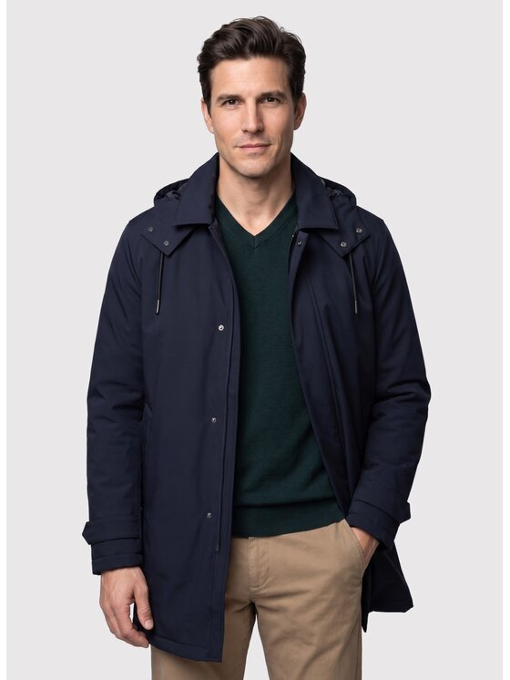 Pako Lorente Pako Lorente Kurtka przejściowa P26WF-5X-006 Granatowy Classic Fit