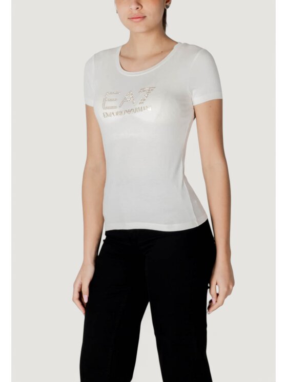 EA7 Emporio Armani EA7 Emporio Armani T-shirt 8NTT67 TJDQZ Bianco Casual Fit