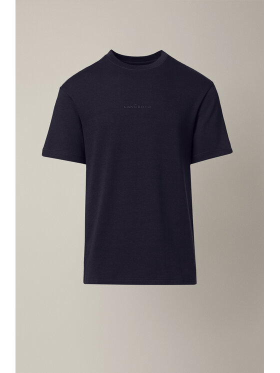 Lancerto Lancerto T-Shirt Giordano Granatowa TS073126000005 Granatowy Regular Fit