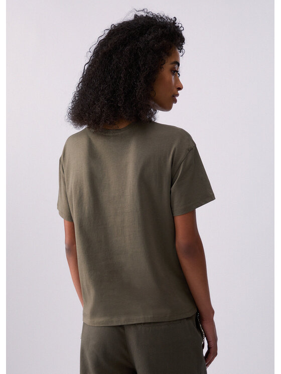 Liu Jo Liu Jo T-shirt WA6238JS923P9330 Verde Regular Fit