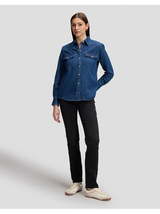 Lee Lee Koszula REGULAR WESTERN SHIRT Niebieski Regular Fit