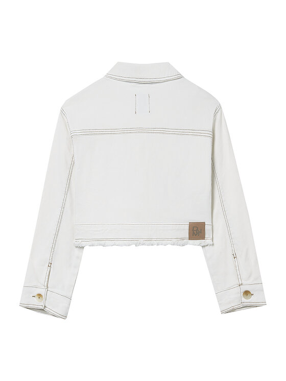 Mayoral Mayoral Giacca di jeans 6407 Écru Regular Fit