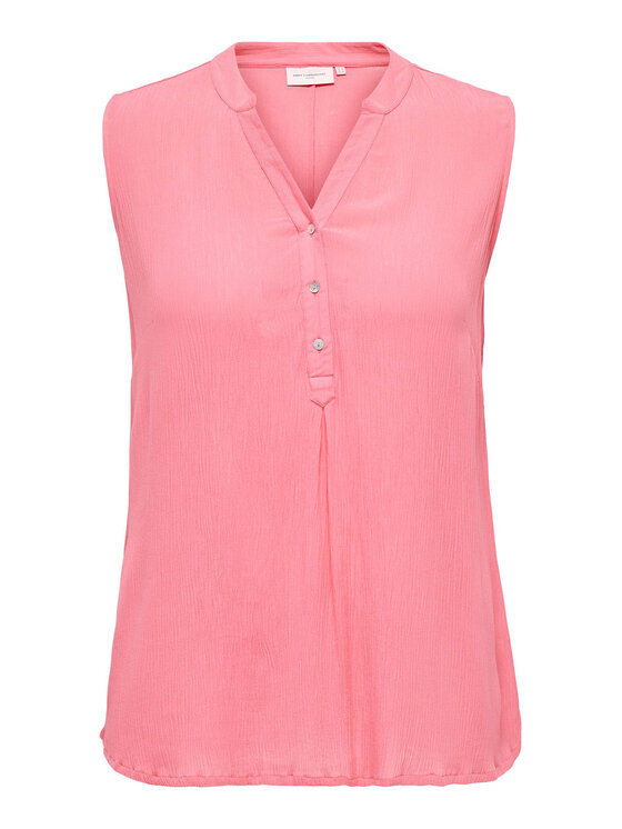 ONLY Carmakoma Top 15290009 Ružová Regular Fit