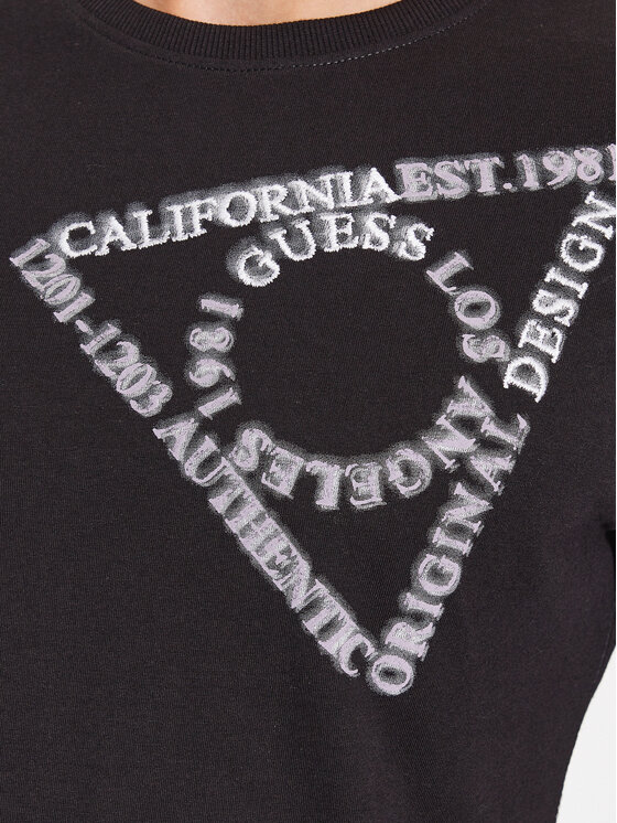 Guess Guess Hosszú ujjú M3BI14 I3Z14 Fekete Regular Fit