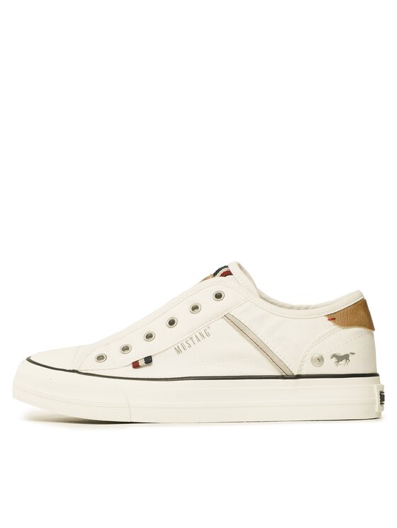 Mustang Mustang Sneakers aus Stoff 1272-402-1 Weiß