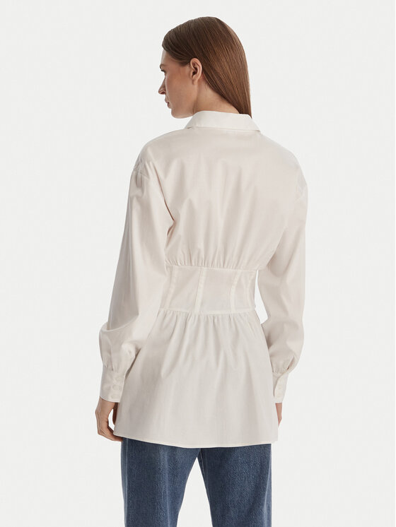 Guess Guess Camicia W6GH97 W2412 Bianco Regular Fit