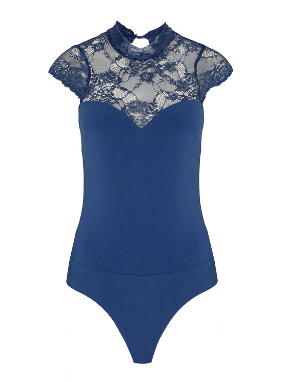 Rinascimento Rinascimento Body CFC0127525003 Niebieski Slim Fit