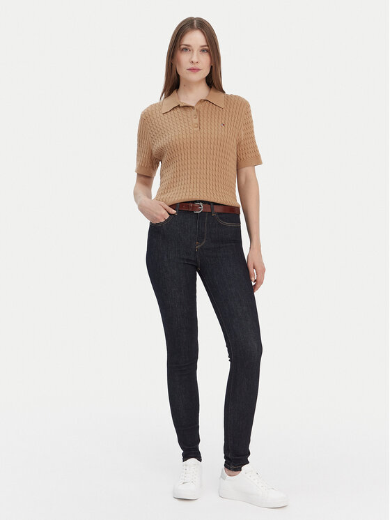 Tommy Hilfiger Tommy Hilfiger Jeansy Como WW0WW42487 Tmavomodrá Skinny Fit