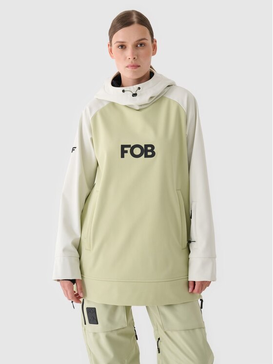 4F 4F Felpa tecnica 4FWAW24TSOFF289-44S Verde Regular Fit