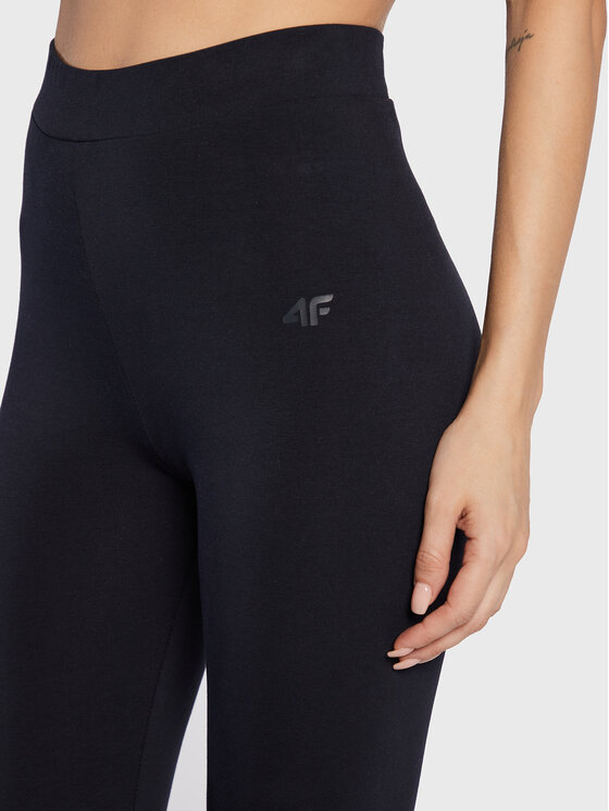 4F 4F Legginsy H4Z22-LEG350 Granatowy Slim Fit