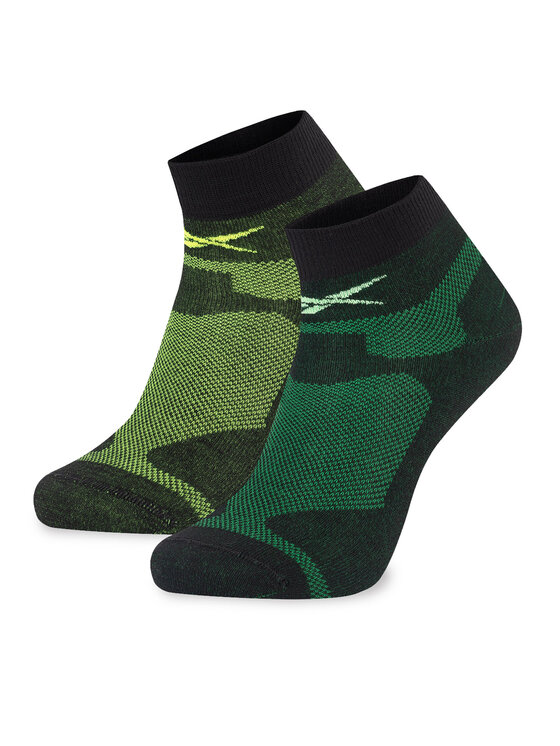 Set de 2 perechi de șosete medii unisex Reebok R0403-SS24 (2-pack) Negru