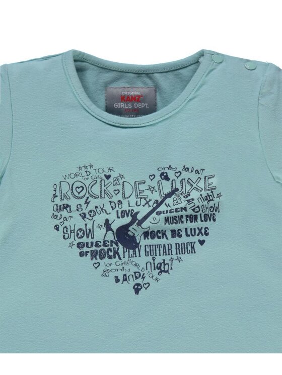 Kanz Kanz T-Shirt 1836811-3399 Niebieski Basic Fit