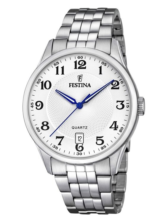 Festina Festina Zegarek F20425/1 Srebrny