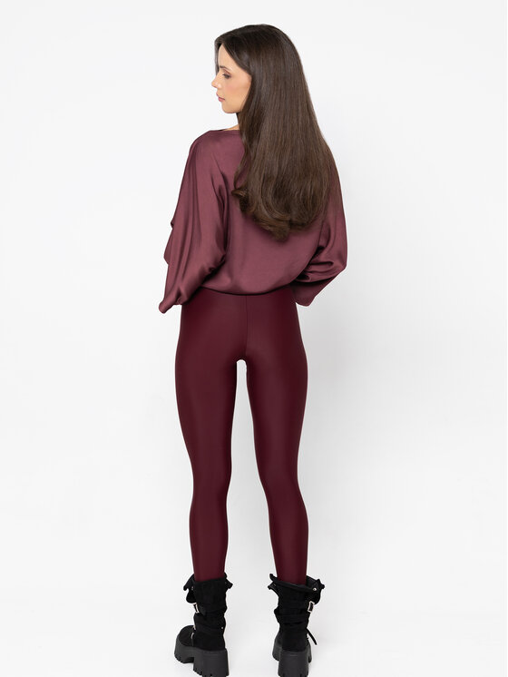 LIDIA KALITA LIDIA KALITA Legginsy MISSLKL Bordowy Slim Fit