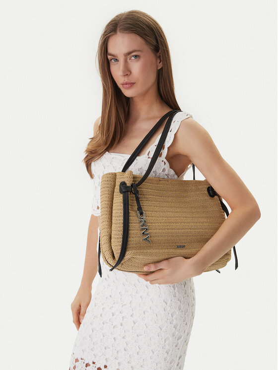 DKNY Kabelka Aisling Sm Tote R61ADN78 Béžová