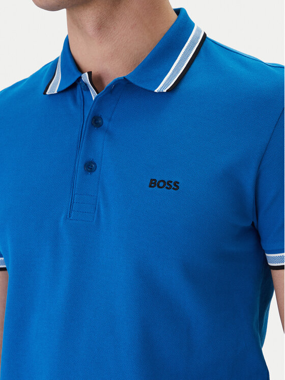 BOSS BOSS Tricou polo Paddy 50469055 Albastru Regular Fit