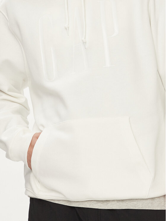 Gap Gap Bluza 829192-00 Biały Regular Fit