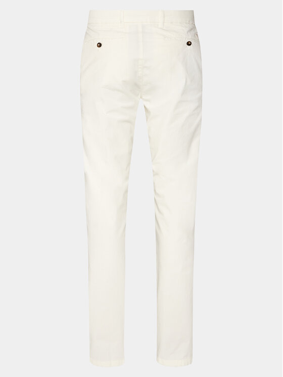 North Sails North Sails Pantaloni chino Defender 673071 Alb Slim Fit