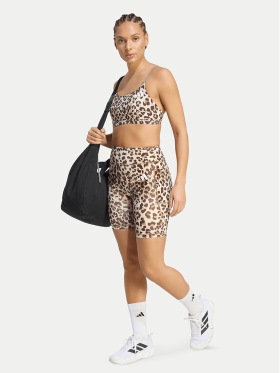 adidas adidas Kerékpáros nadrág Optime Essentials Workou KH4854 Bézs Slim Fit
