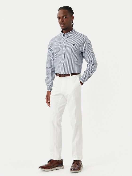 Beverly Hills Polo Club Beverly Hills Polo Club Cămașă P-SS26M-BRASS Albastru Regular Fit