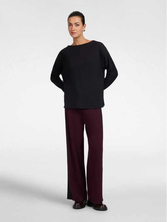 Elena Mirò Elena Mirò Bluza G806Z000675N033 Czarny Regular Fit