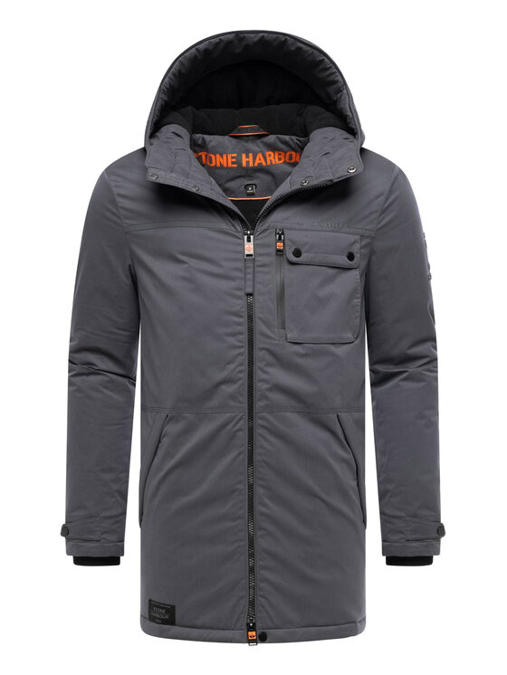 Stone Harbour Stone Harbour Kurtka zimowa Fintaan Szary Regular Fit