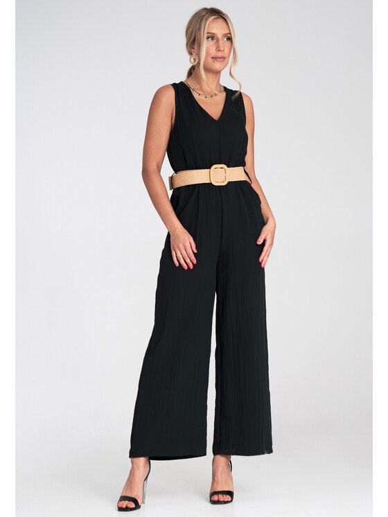 FIGL FIGL Kombinezon M1193 Czarny Regular Fit