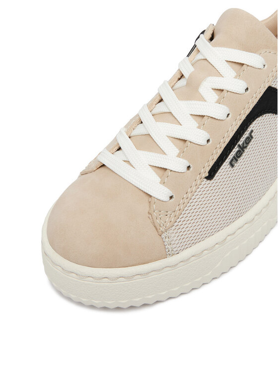 Rieker Rieker Sneakersy N9900-60 Beżowy