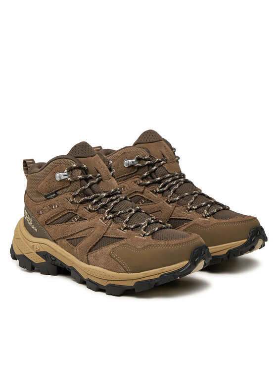 Jack Wolfskin Jack Wolfskin Трекінгові черевики Vojo Tour Mid W A62071 Коричневий