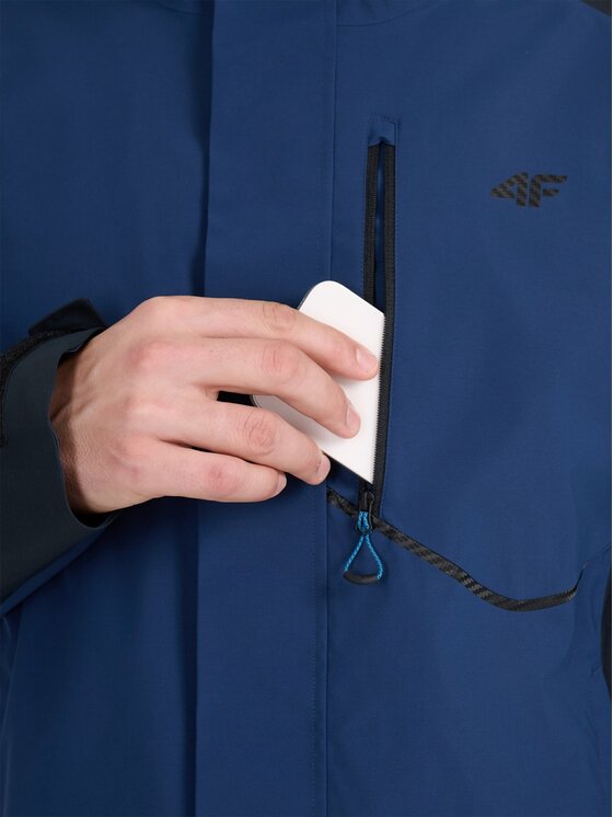 4F 4F Giacca outdoor 4FRAW25TTJAM1045-31S Blu scuro Regular Fit