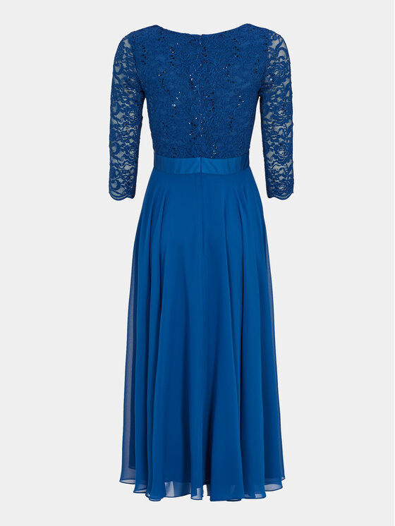 Swing Swing Φόρεμα κοκτέιλ 5AE01600 Μπλε Regular Fit