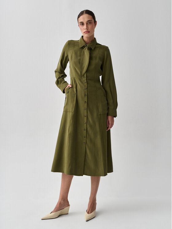 TATUUM TATUUM Sukienka codzienna BOLIA Zielony Flare Fit