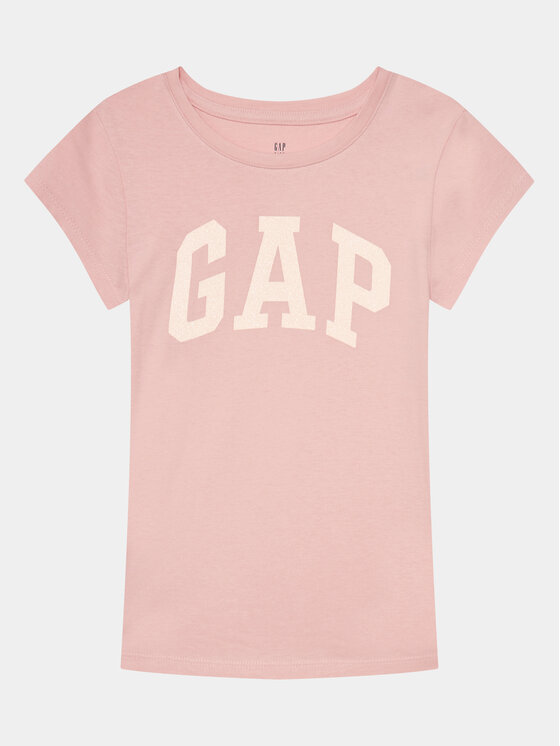 Gap T-krekls 792399-01 Rozā Regular Fit