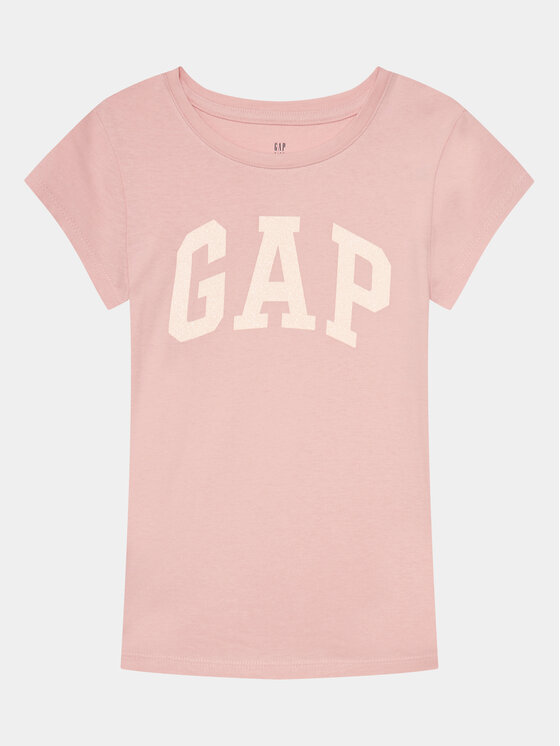 Gap Gap T-shirt 792399-01 Ružičasta Regular Fit