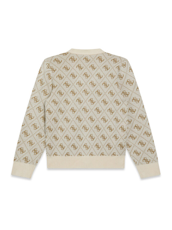 Guess Guess Ζακέτα L6RR12 Z3OE2 Μπεζ Regular Fit