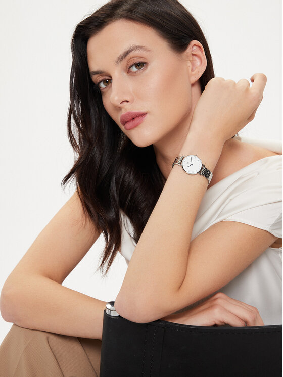 Daniel Wellington Daniel Wellington Orologio Petite Roman Numerals 5-Link DW00100685 Argento