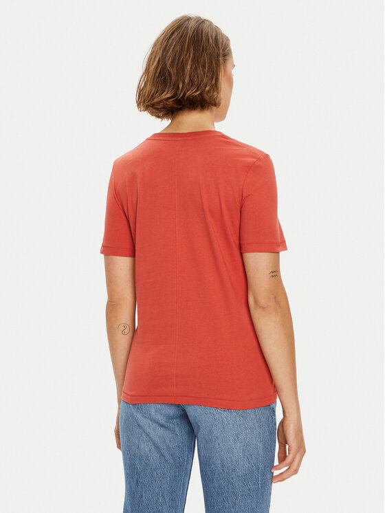 Tommy Hilfiger Tommy Hilfiger T-särk Script WW0WW42589 Punane Regular Fit