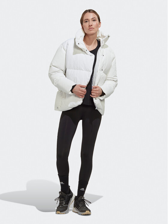 adidas adidas Kurtka puchowa Big Baffle HN9935 Biały Loose Fit