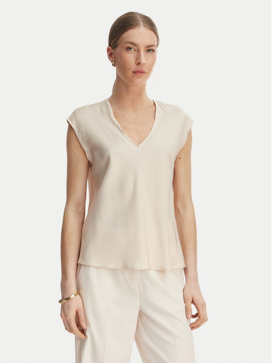 Rinascimento Rinascimento Bluse CFC0127631003 Beige Regular Fit