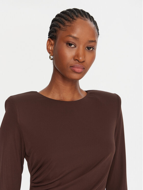 Gaudi Gaudi Коктейльна сукня 521FD14009 Коричневий Slim Fit