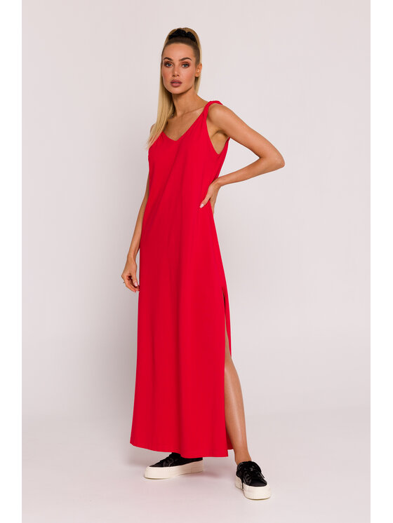Made of Emotion Made of Emotion Vestito estivo M791 Rosso Generous Fit