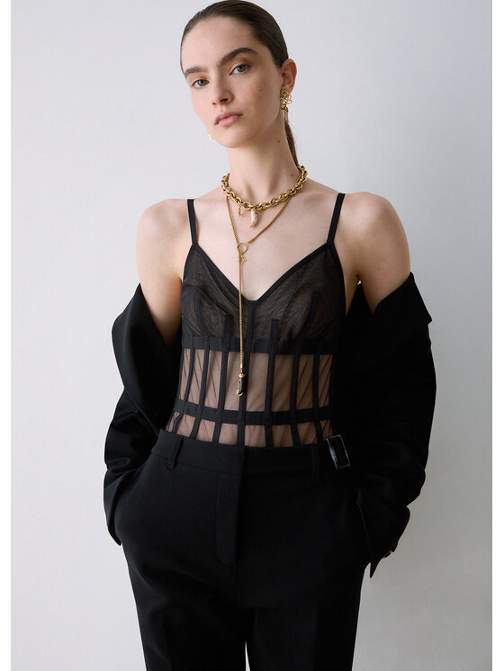 Liu Jo Liu Jo Top CF6244J194122222 Nero Regular Fit