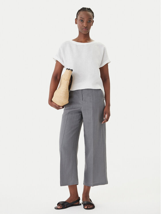 Marella Marella Pantaloni di tessuto Clava 2615131182 Grigio Regular Fit