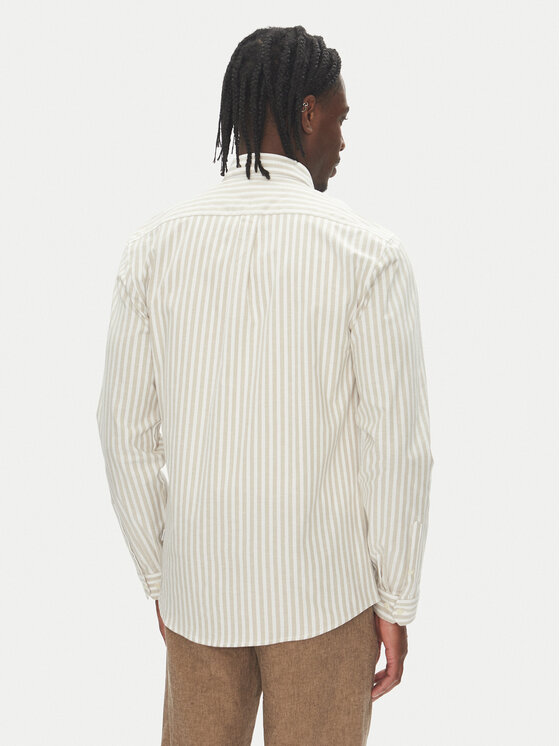 Lindbergh Lindbergh Särk 30-203536B Beež Regular Fit