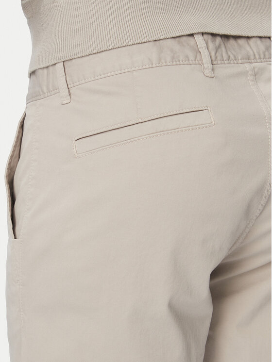 BOSS BOSS Riidest šortsid Chino 50536723 Beež Slim Fit