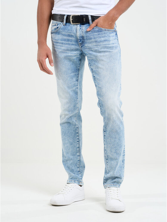 BIG STAR BIG STAR Jeansy JEFFRAY_245_190 Niebieski Skinny Fit