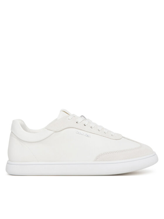 Calvin Klein Calvin Klein Tenisice Cupsole Lace Up - Lth Sue Mix HW0HW02435 Bijela