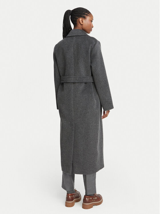 Weekend Max Mara Weekend Max Mara Płaszcz wełniany Bronte 2625016112 Szary Regular Fit